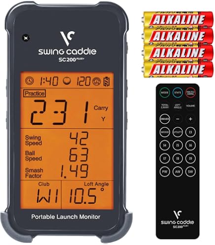 Amazon | VOICE CADDIE SC300 Swing Caddie ポータブル ローンチ